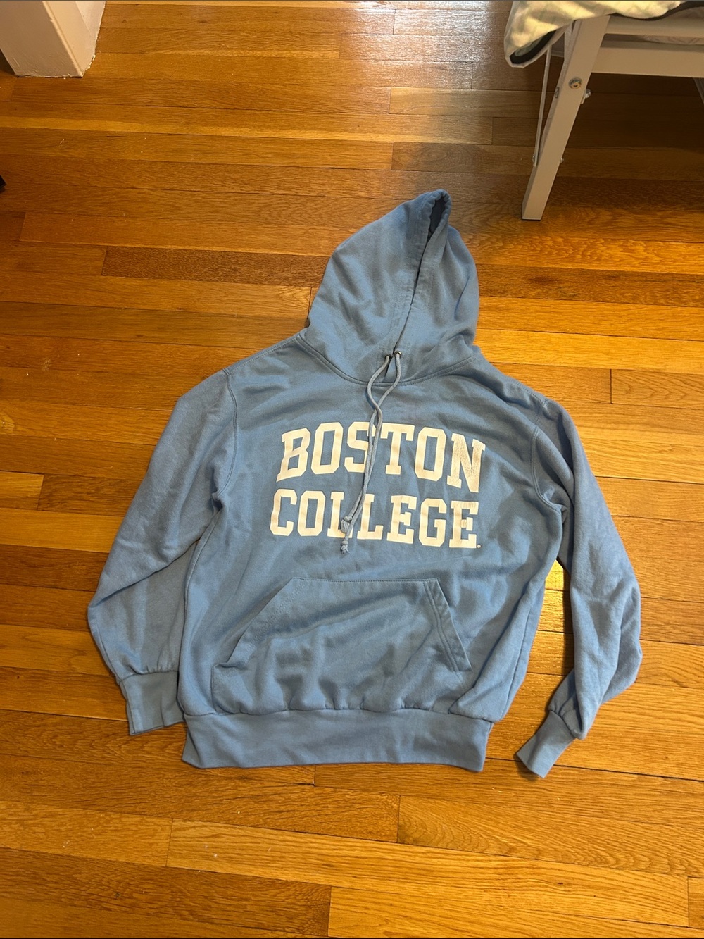MV Sport Light Blue Boston College Crewneck Hoodie